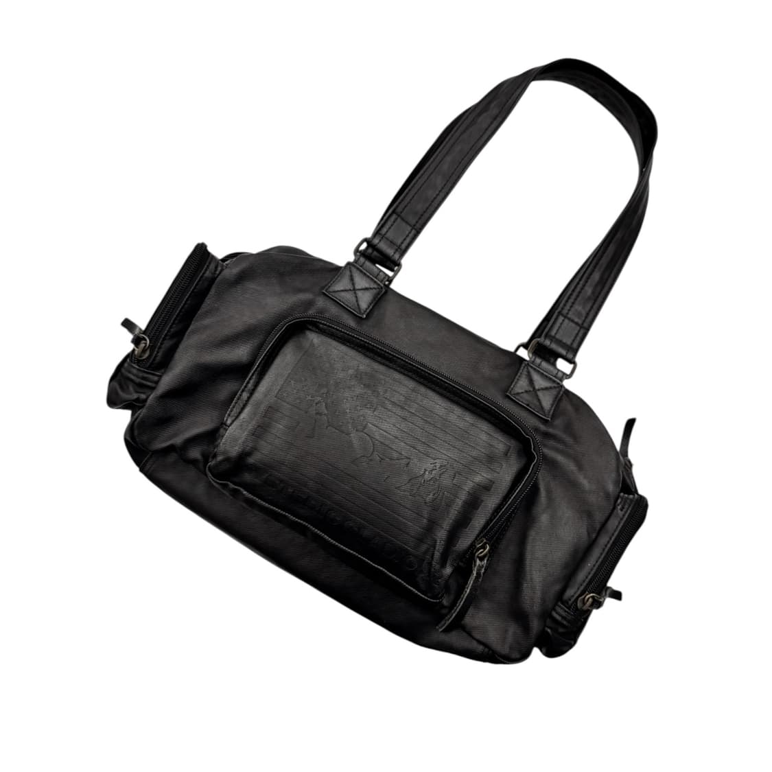 히스테릭글래머 코티드 캔버스 숄더백 블랙 상품이미지1