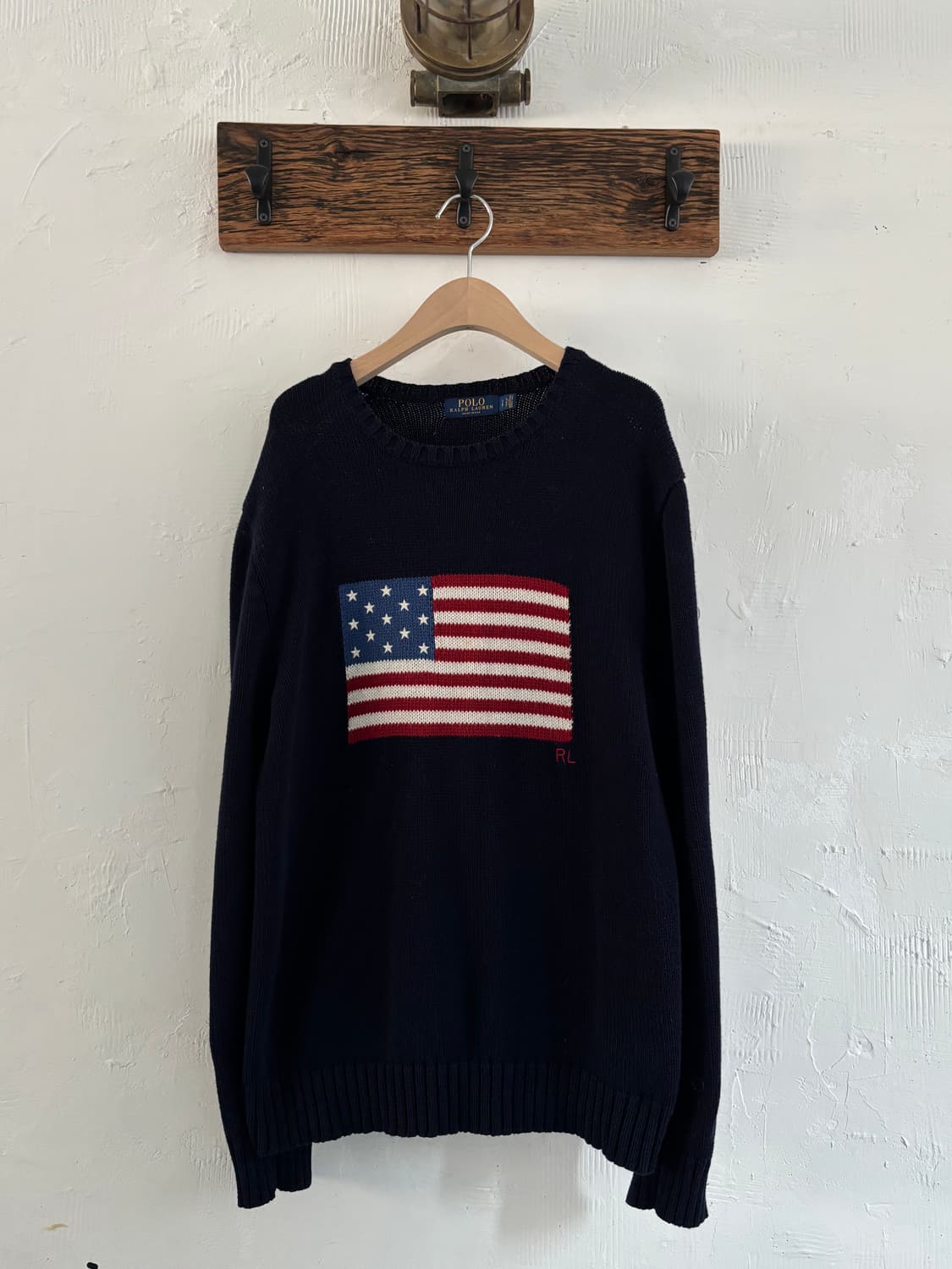 Polo 폴로 랄프로렌 MadeinUSA 신형 성조기 니트 상품이미지2