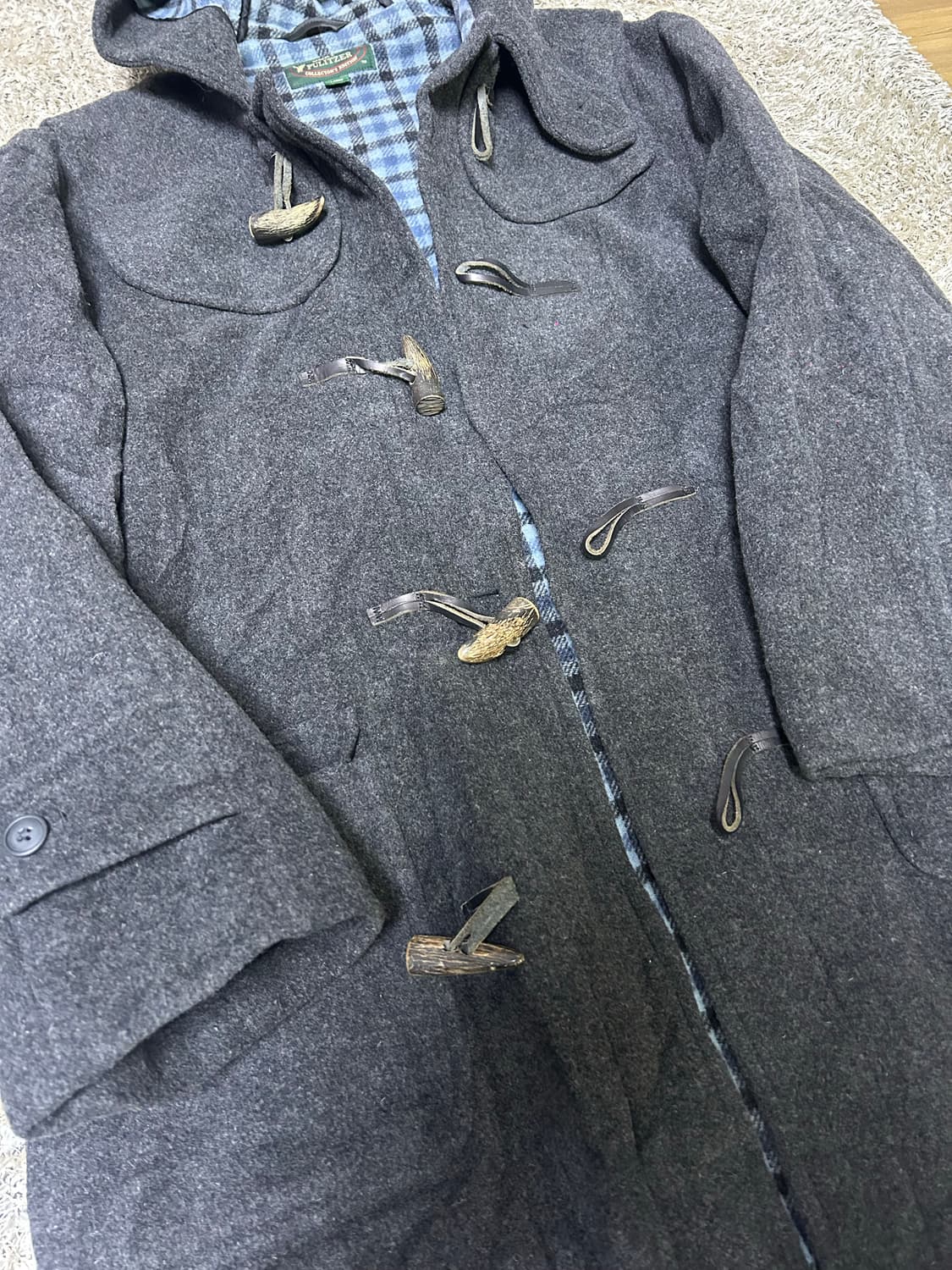 헝가리제 캐시미어 버트풀리처 떡볶이코트 105~110 상품이미지2