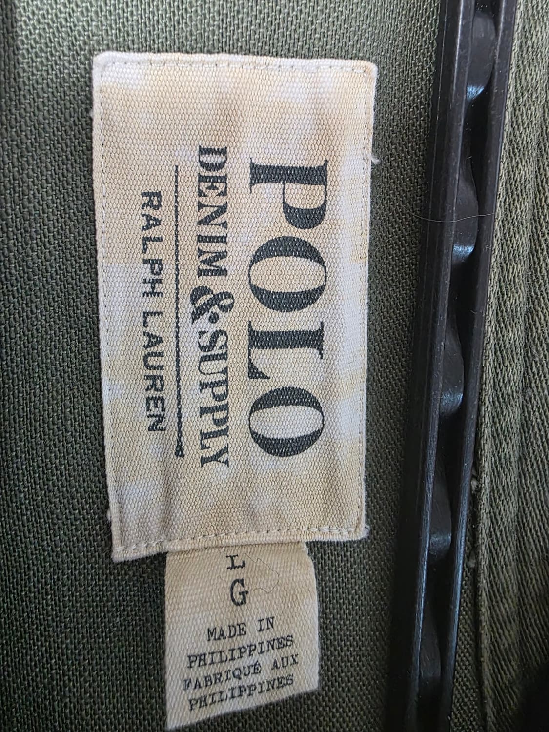 폴로 남자 L 실제XL 셔츠자켓 카키 아메카지 상품이미지10