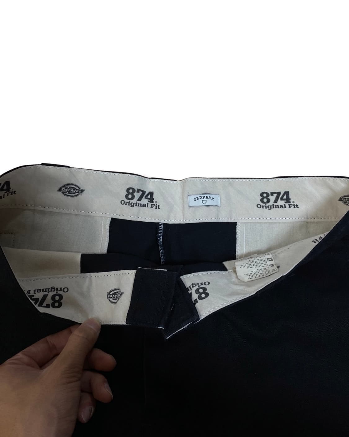 OLD PARK Cut Off Detail Pants 상품이미지9