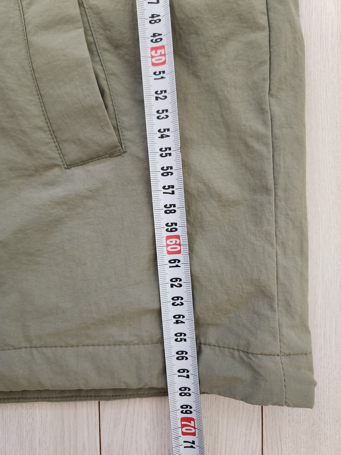 스노우피크 아웃도어 캠플 포켓 바람막이 BB S24FMCWB12 카키그레 상품이미지5