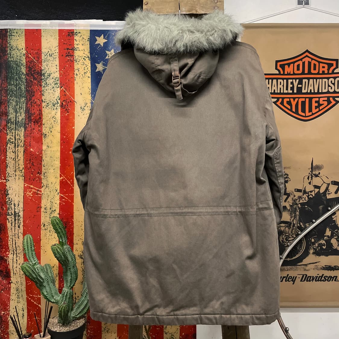 아비렉스 N3B 퍼 후드 스노클 야상 자켓 밀리터리 파카 상품이미지2