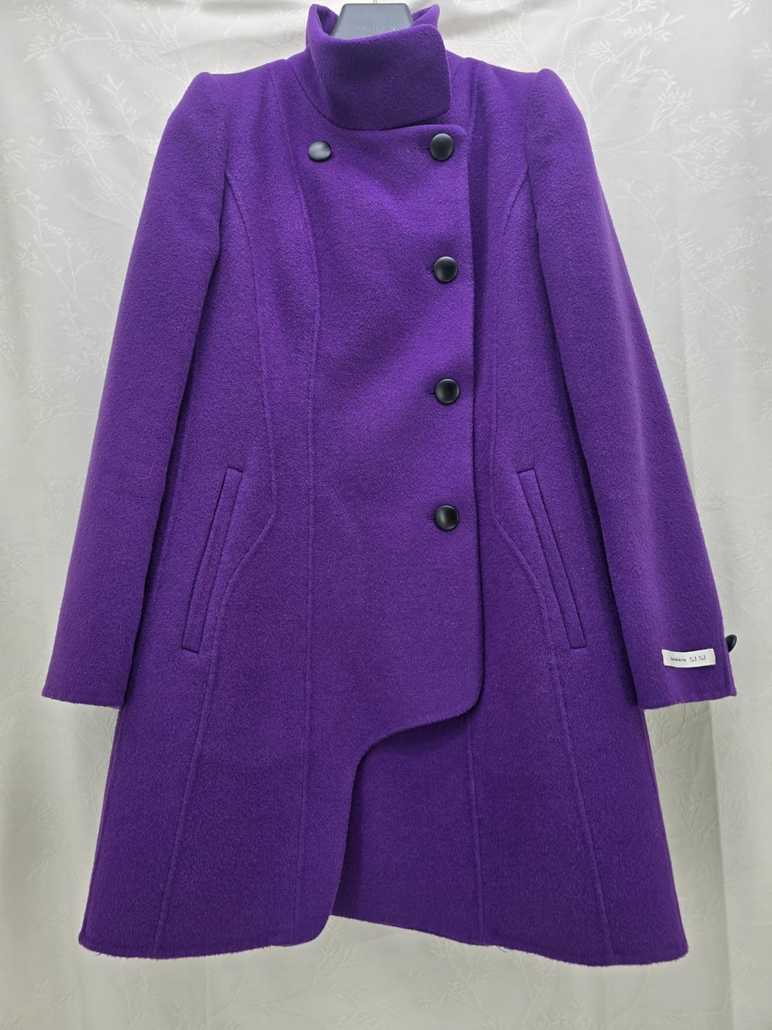 SJ SJ 퍼플 비대칭 코트 55사이즈 상품이미지2