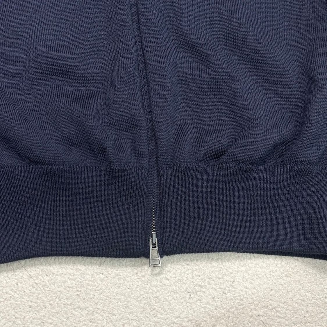 ZANONE 하프 집업 니트 네이비 52 상품이미지4
