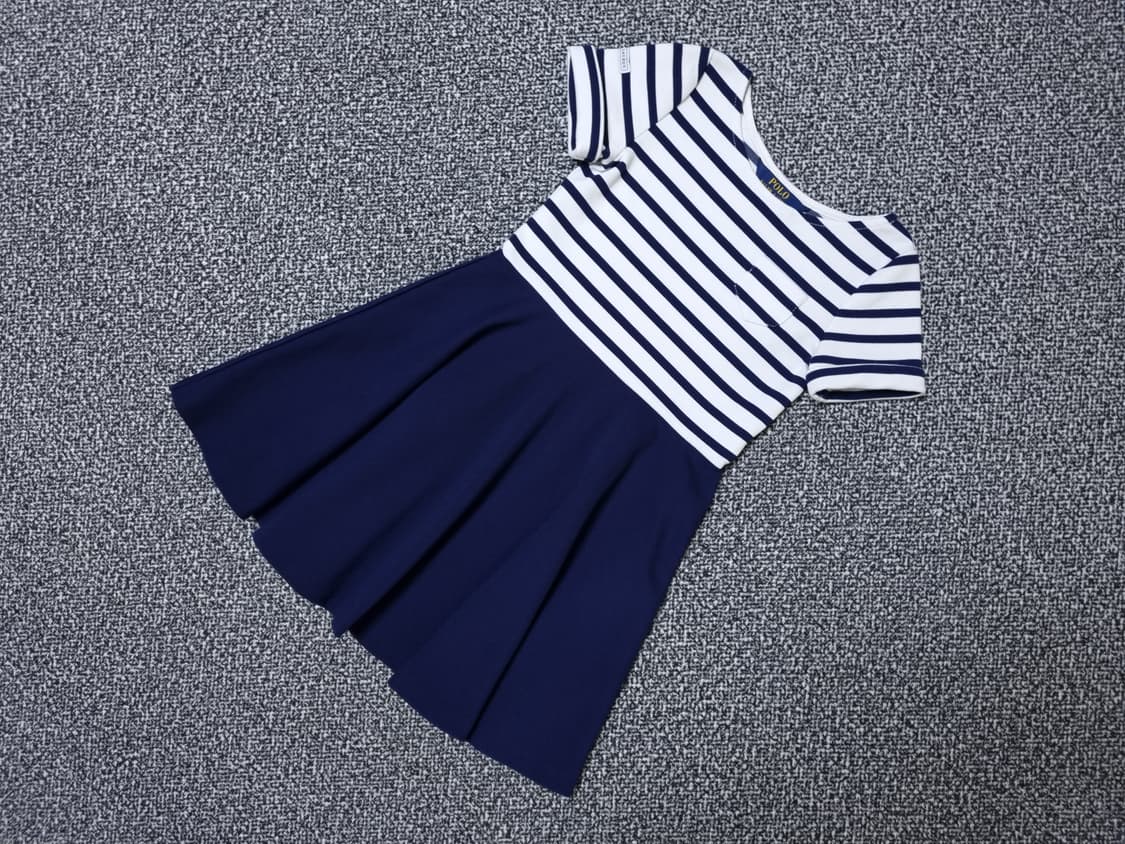 [무료배송][120]폴로 키즈 스트라이프 반팔 원피스 상품이미지3