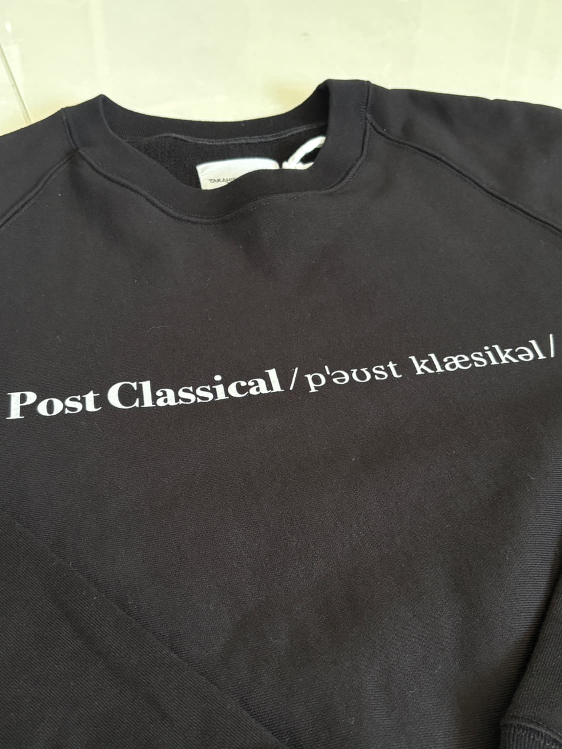 Post-classicalcrewneck sweatshirt 상품이미지6