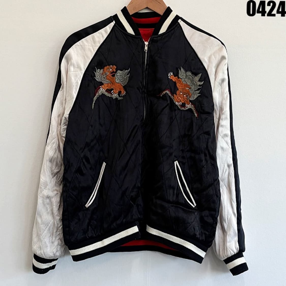 일본 빈티지 스카잔 리버시블 자켓 M 0424 상품이미지1