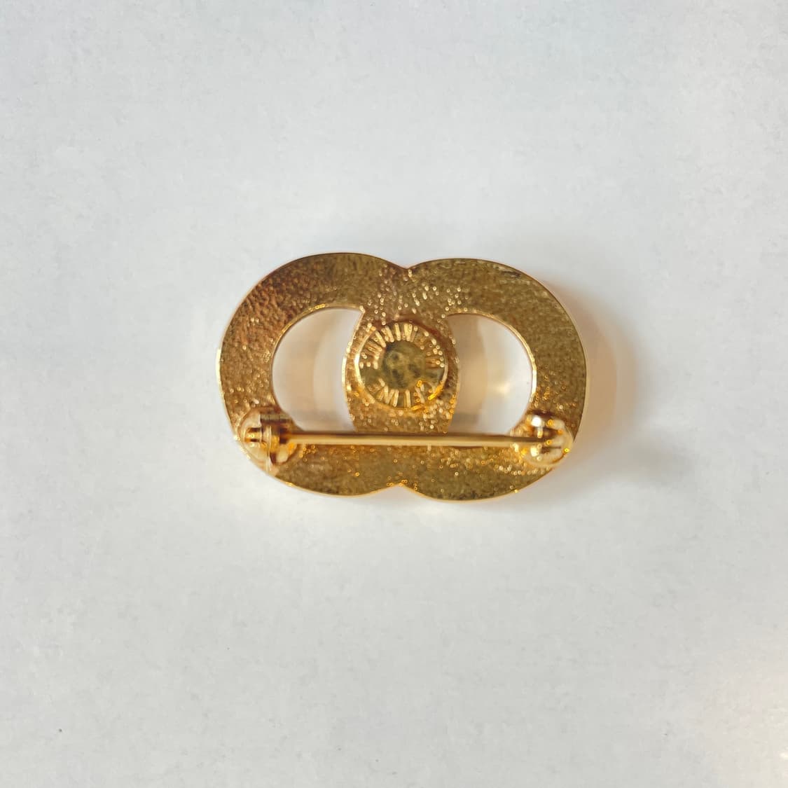 셀린느 더블 서클 로고 라인스톤 브로치 상품이미지2