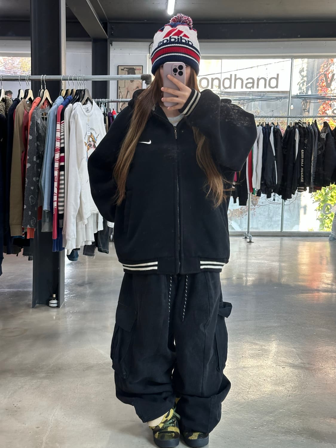 나이키 00s 배스킷볼 쉐르파 후드 점퍼  상품이미지2