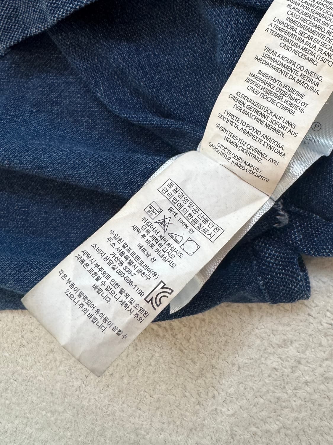 폴로 데님 카라티 피케티 반팔 상품이미지5