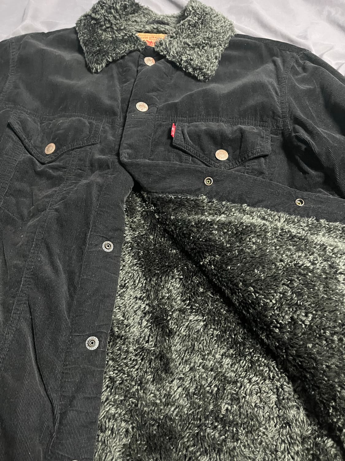 리바이스 코듀로이 쉐르파 트러커 L 사이즈 상품이미지3