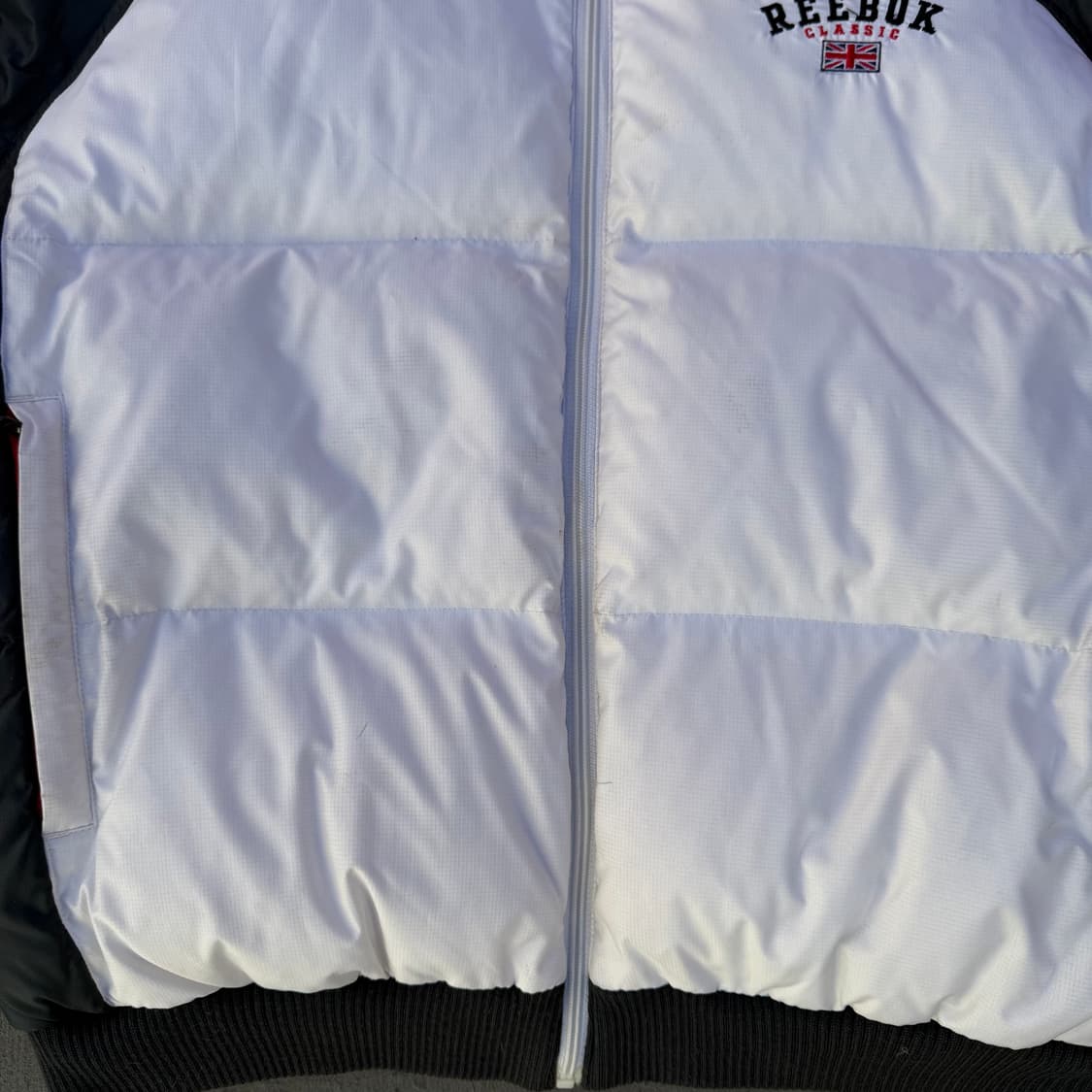 리복 클래식 배색 패딩 상품이미지4