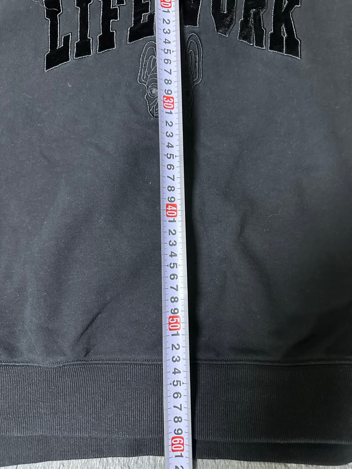 LIFWORK 라이프워크 검정 맨투맨티셔츠 상하의일괄 상품이미지5