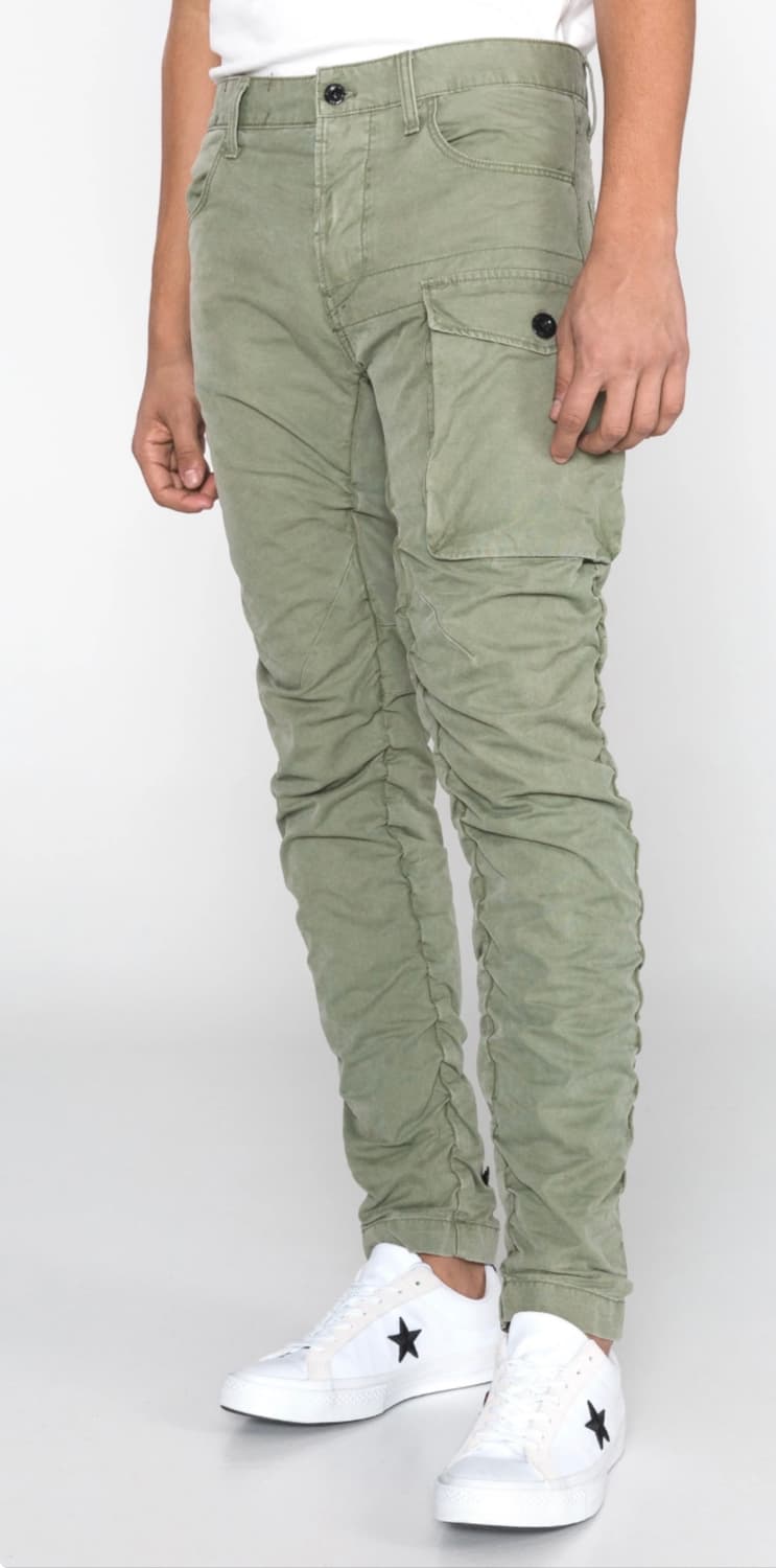 지스타 로우 3D 테이퍼드 카고 팬츠 올리브 34/32 상품이미지1