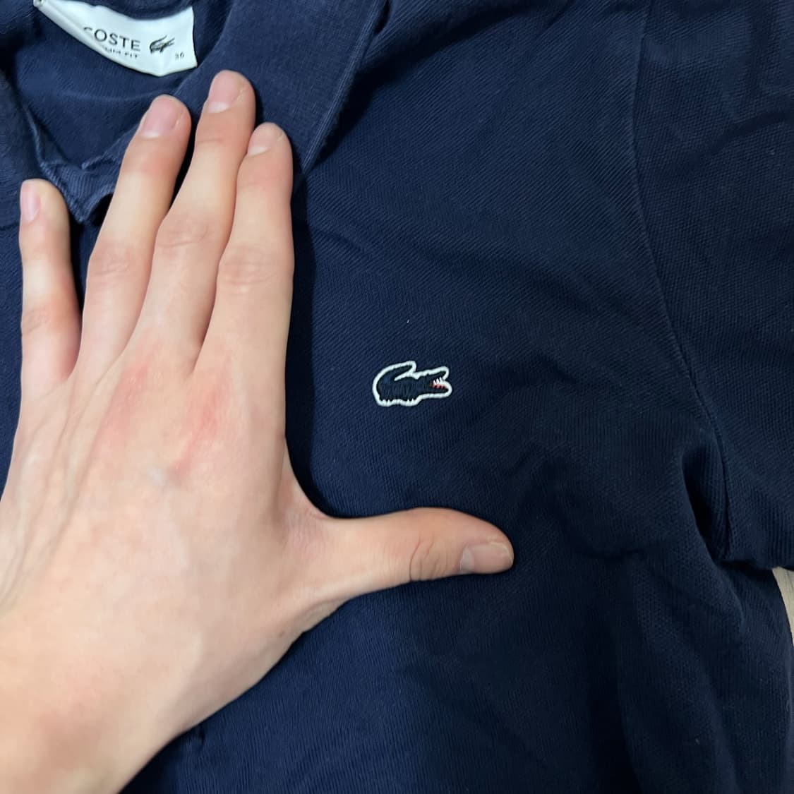 라코스테 여성 반팔 카라 원피스 36  상품이미지3