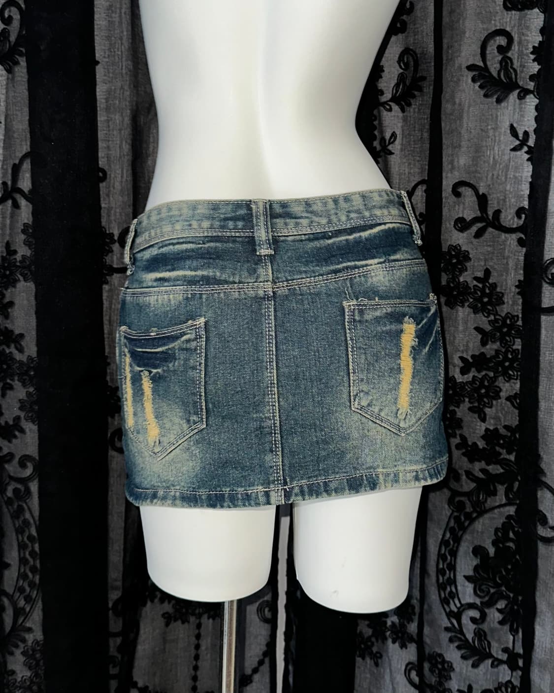 #parkgirl rock chic denim skirt 상품이미지3