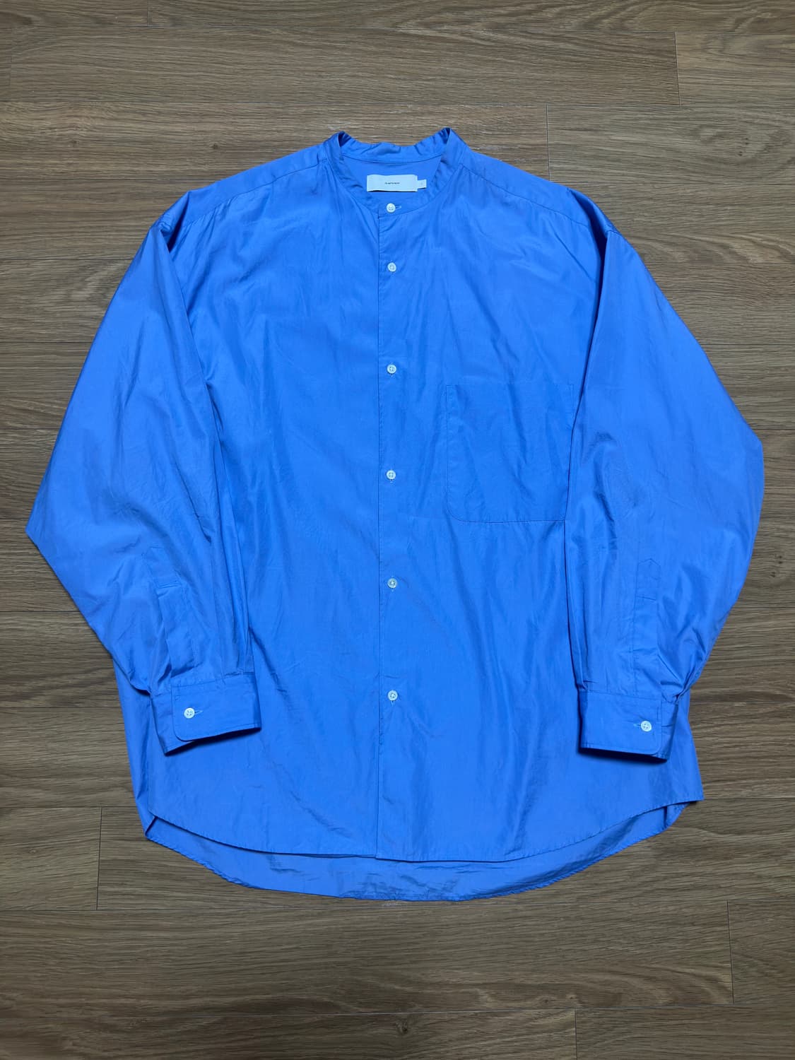 그라프페이퍼 포플린 Sax 셔츠 F 사이즈 상품이미지1