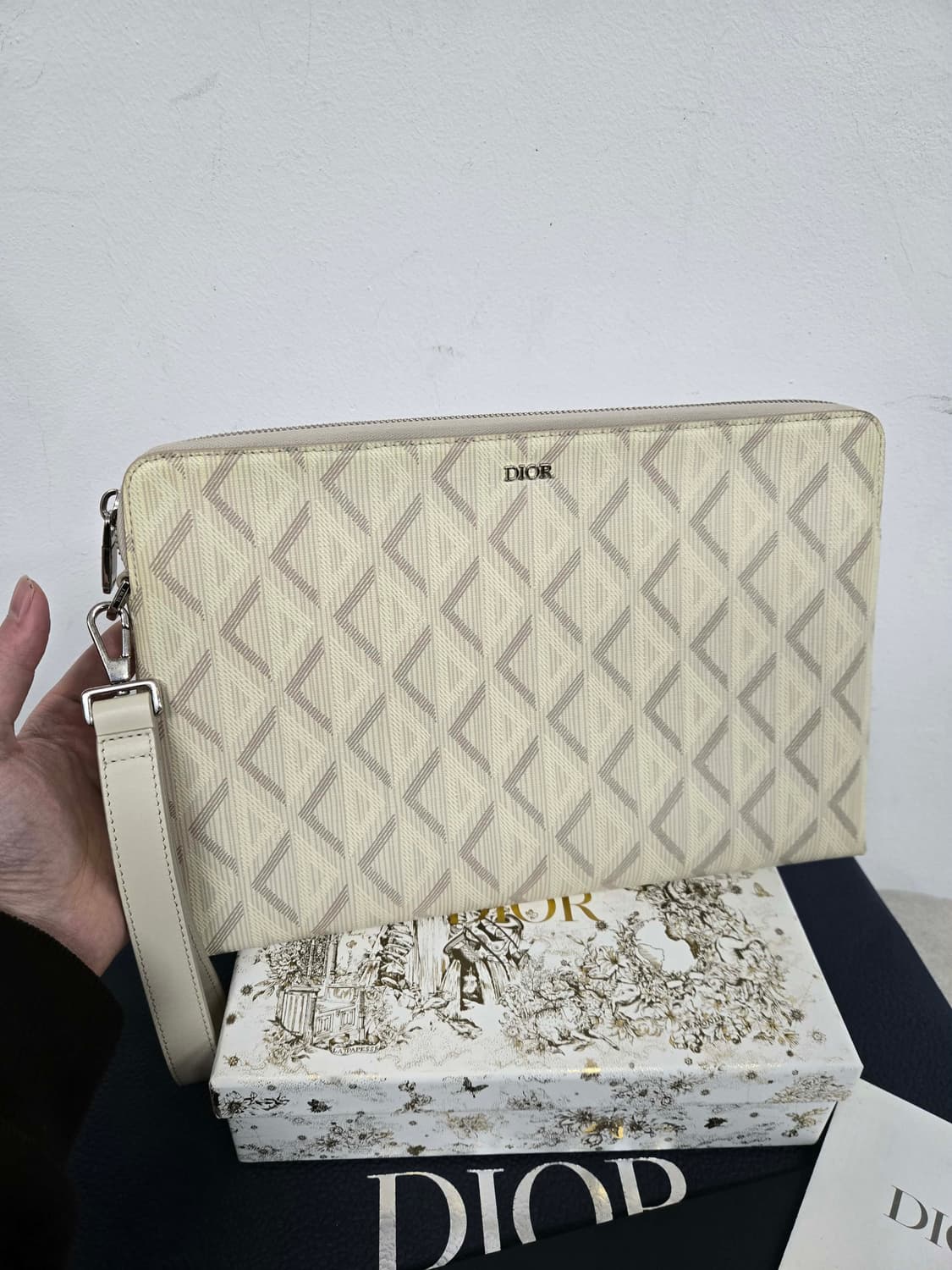 [보증서 정품] 디올 다이아몬드 클러치백 상품이미지6