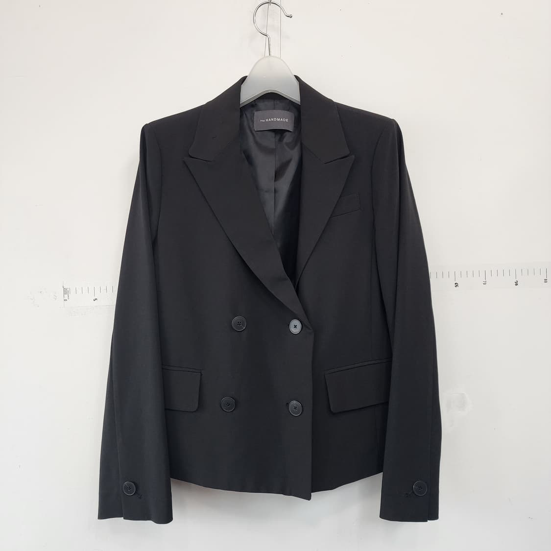 더핸드메이드 블랙 더블 브레스티드 자켓 상품이미지1