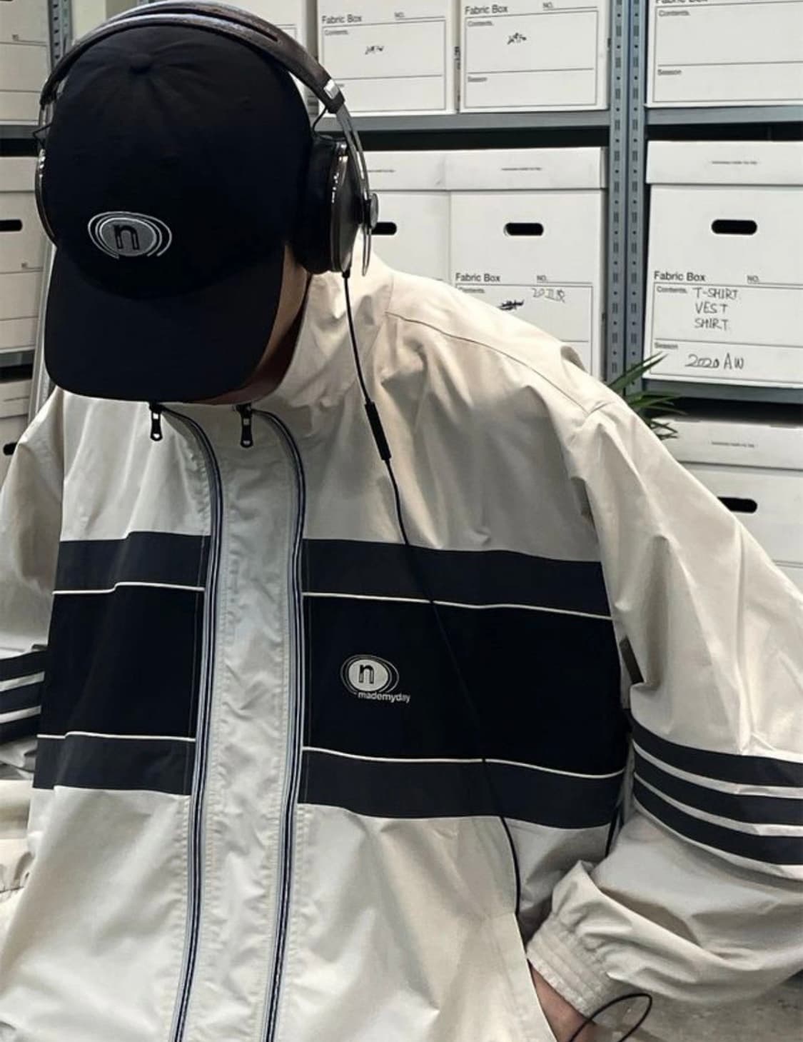 더블지퍼 오버핏 트랙자켓 상품이미지2