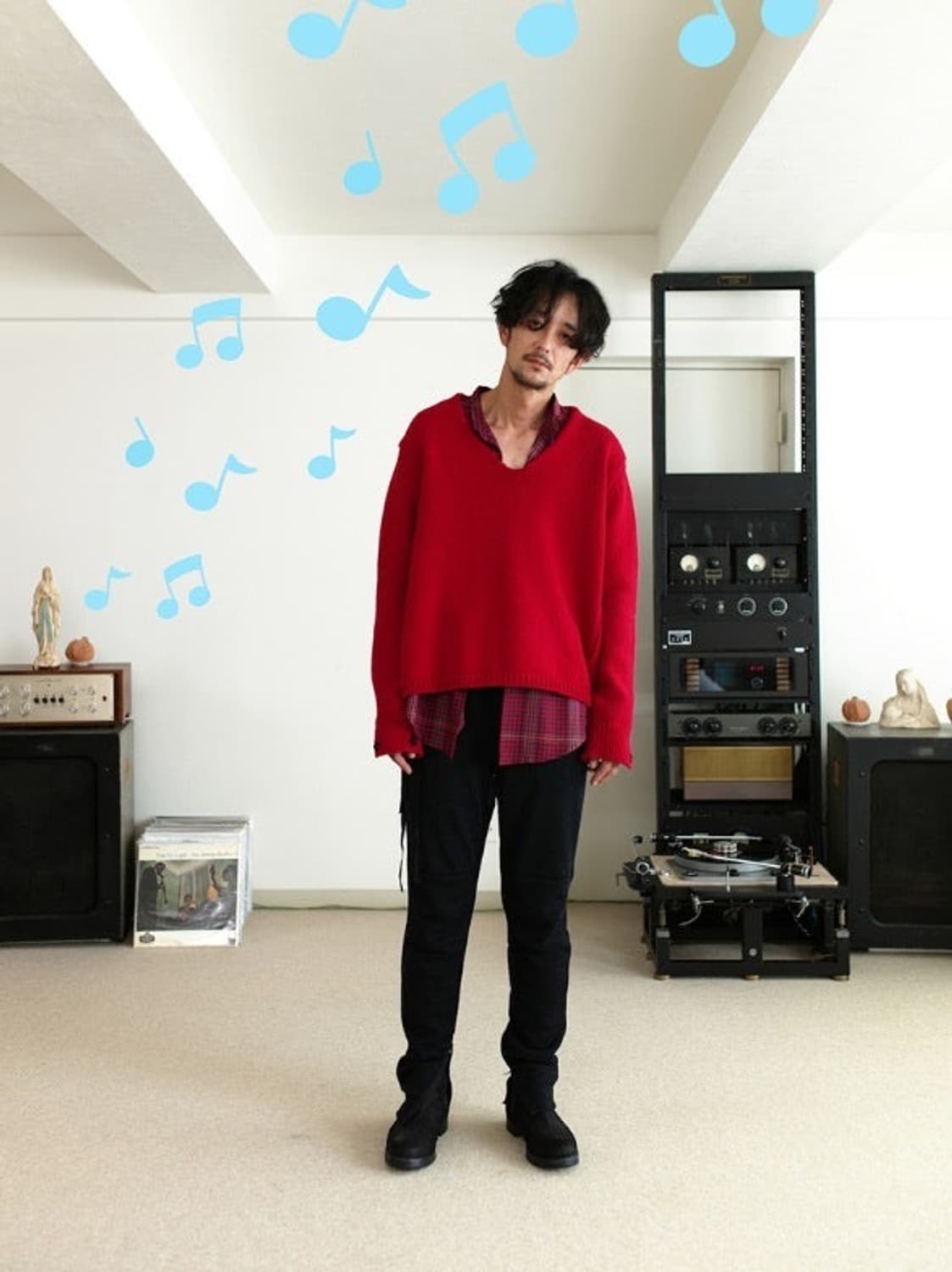 [3] SUNSEA 브이넥 니트 상품이미지7