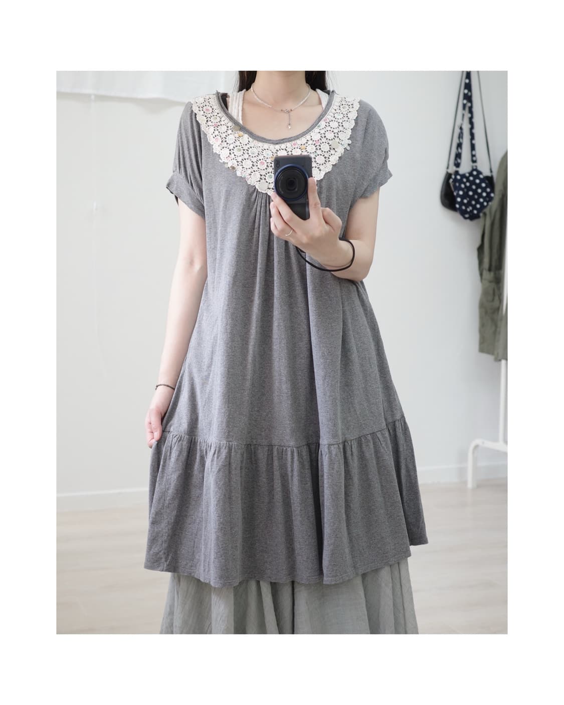 수나오쿠와하라 Sunao kuwahara spangle one-piece 상품이미지2