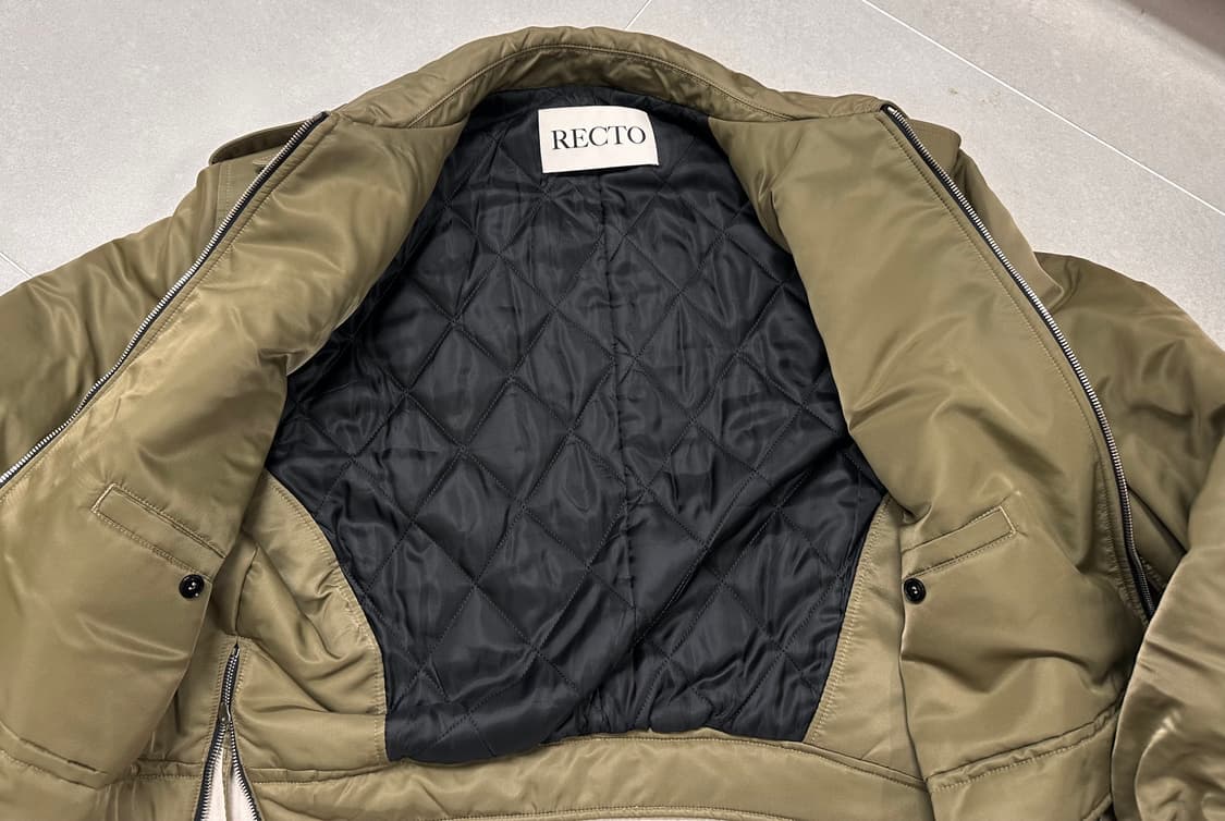 렉토 23fw 툴루즈 나일론 봄버 M 상품이미지5