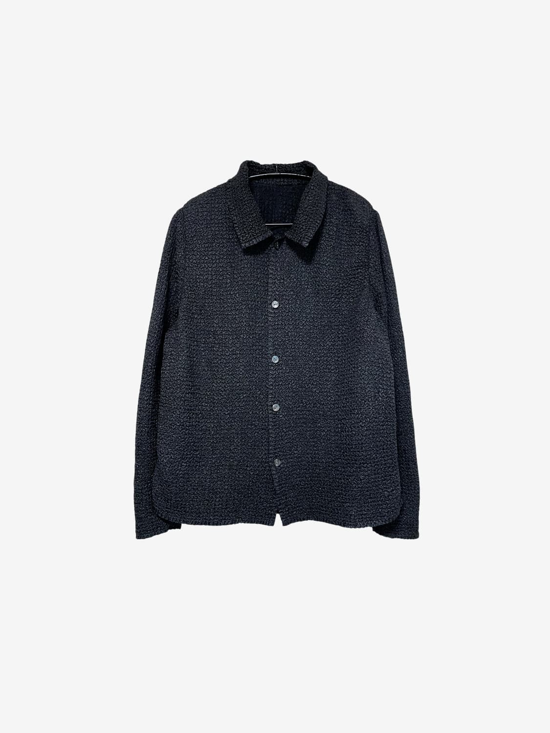 Reversible Textured Jacket - Black 상품이미지9