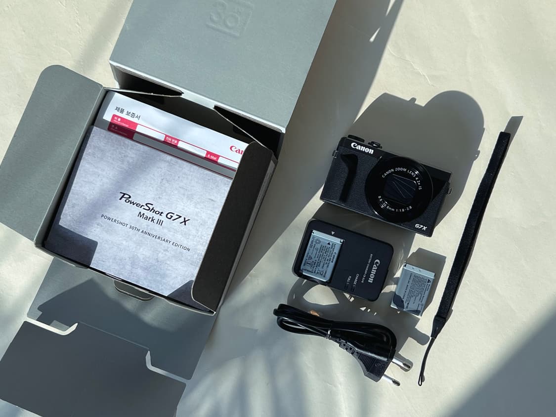 캐논 G7X Mark III 그래파이트 30주년 한정판. 상품이미지4