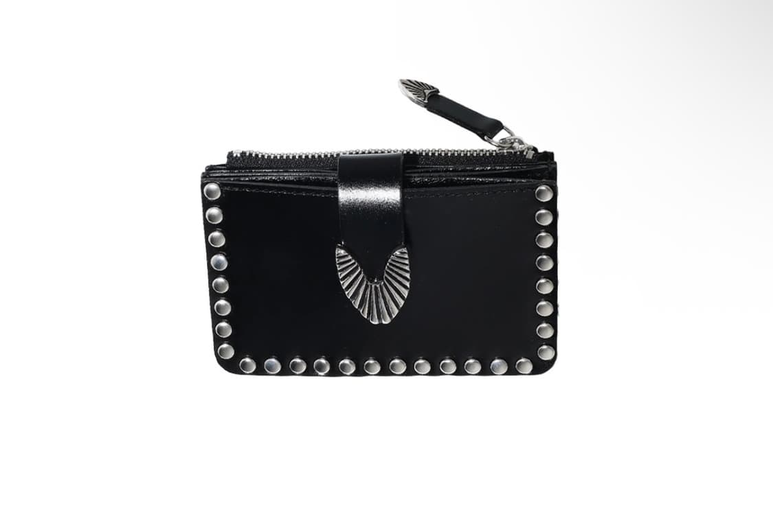 토가 투 레더 월렛 스터드 블랙 상품이미지1