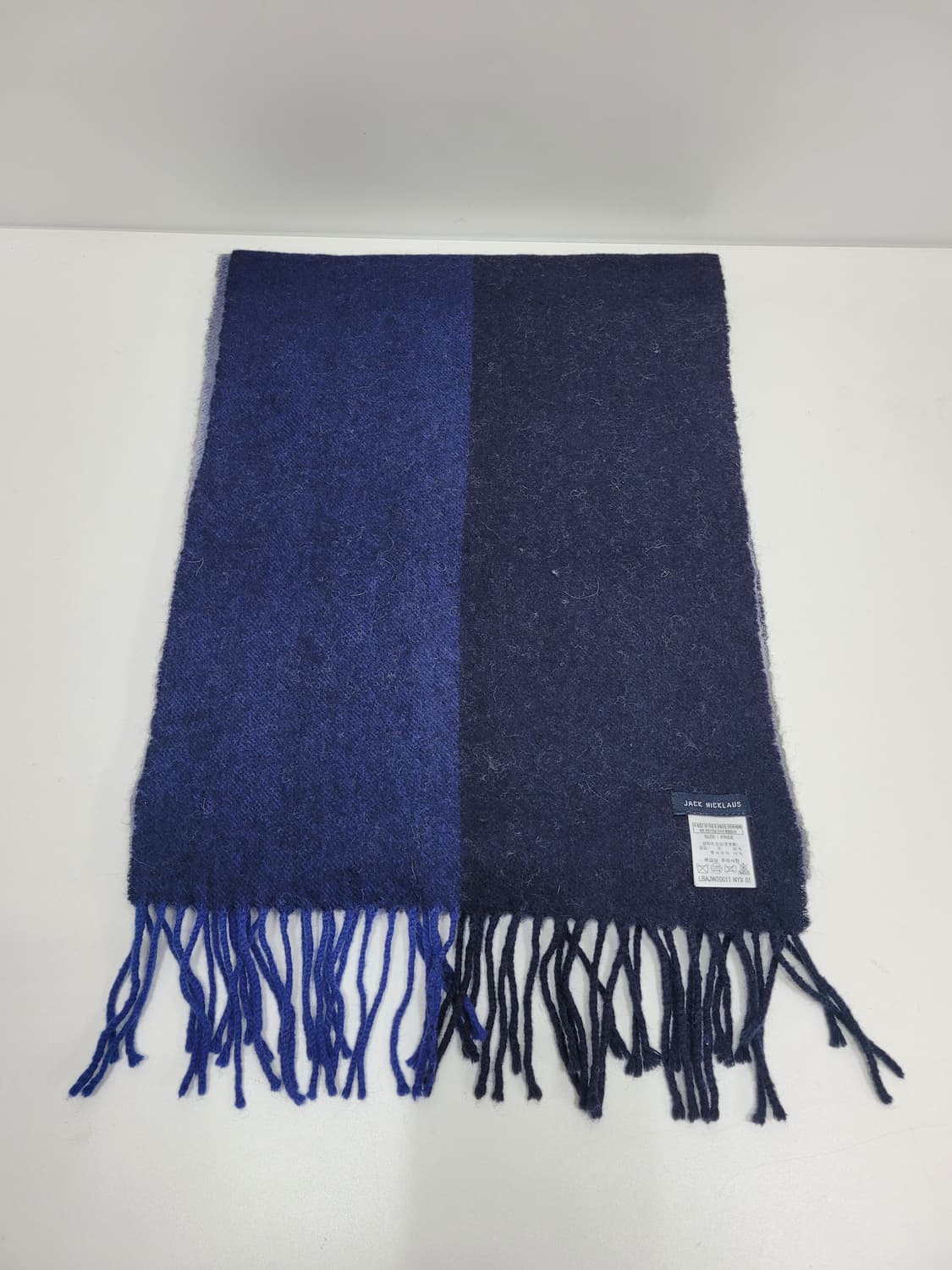 잭니클라우스 20FW 울 캐시미어 체크 블럭 머플러 / 170x30
 상품이미지5