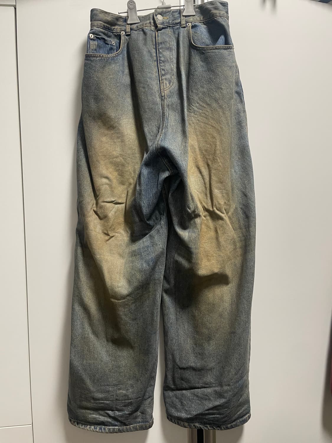 프로젝트gr 코티드 백워드 데님 팬츠 블루 (2)/ 현 프로토콜 인덱스 상품이미지7