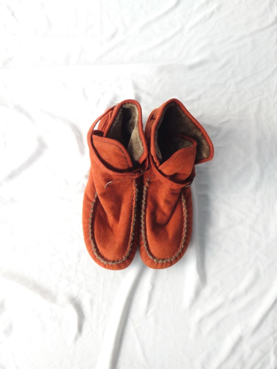 Suede moc warm boots / orange 상품이미지4