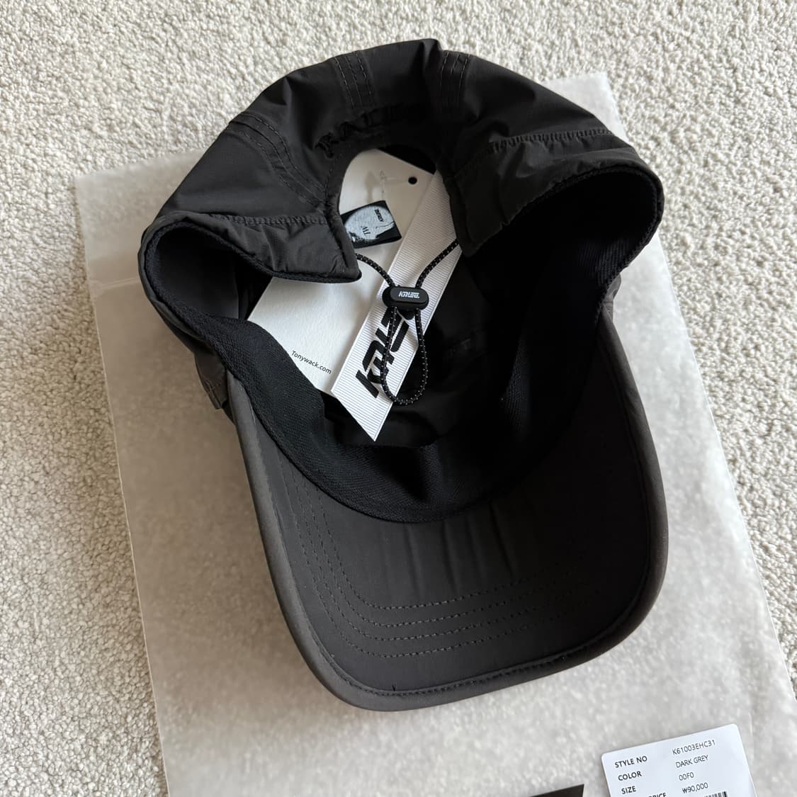 칼렉 x 토니웩 러닝캡 모자 상품이미지2