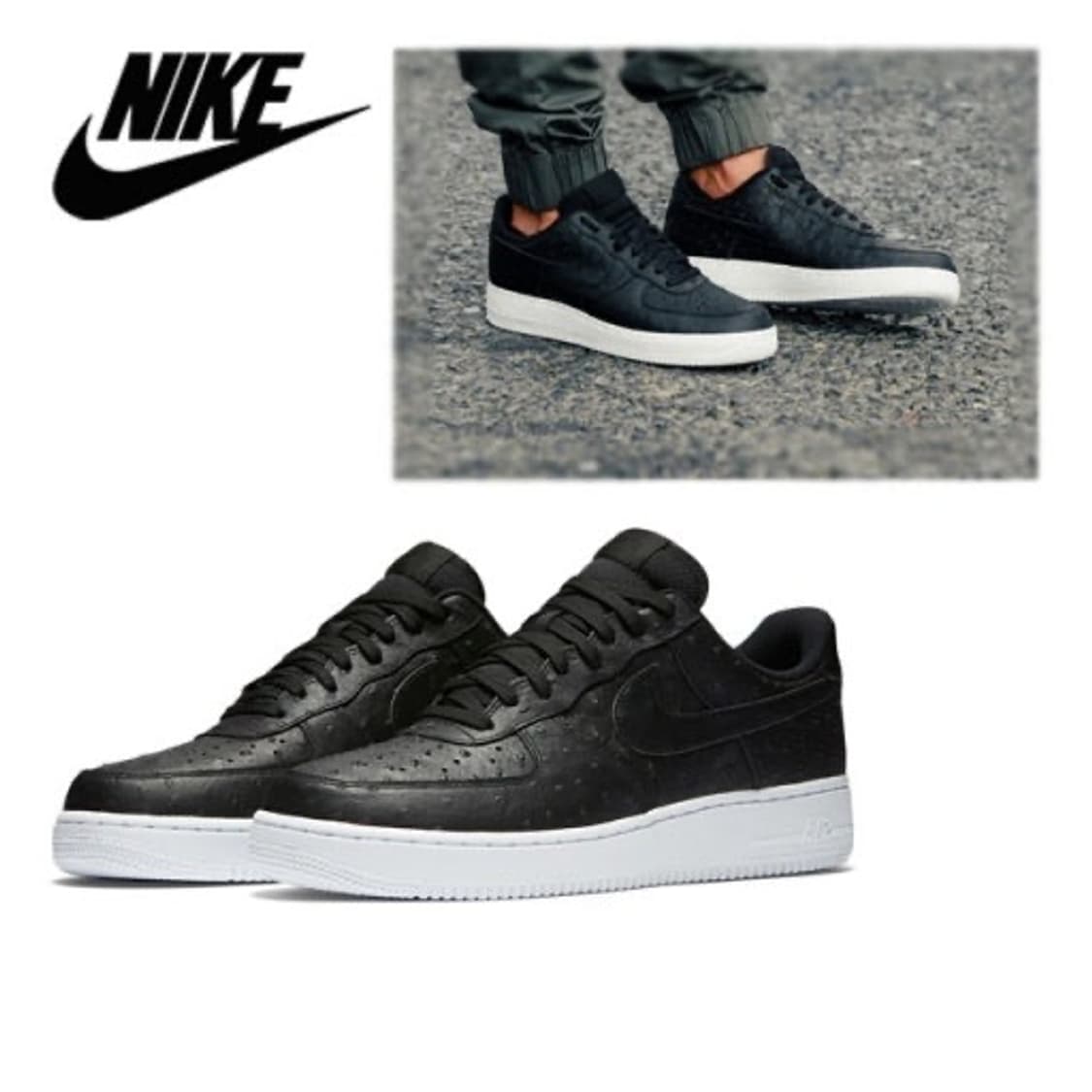 [265] 나이키 에어포스1 로우 검흰 크로커 상품이미지1