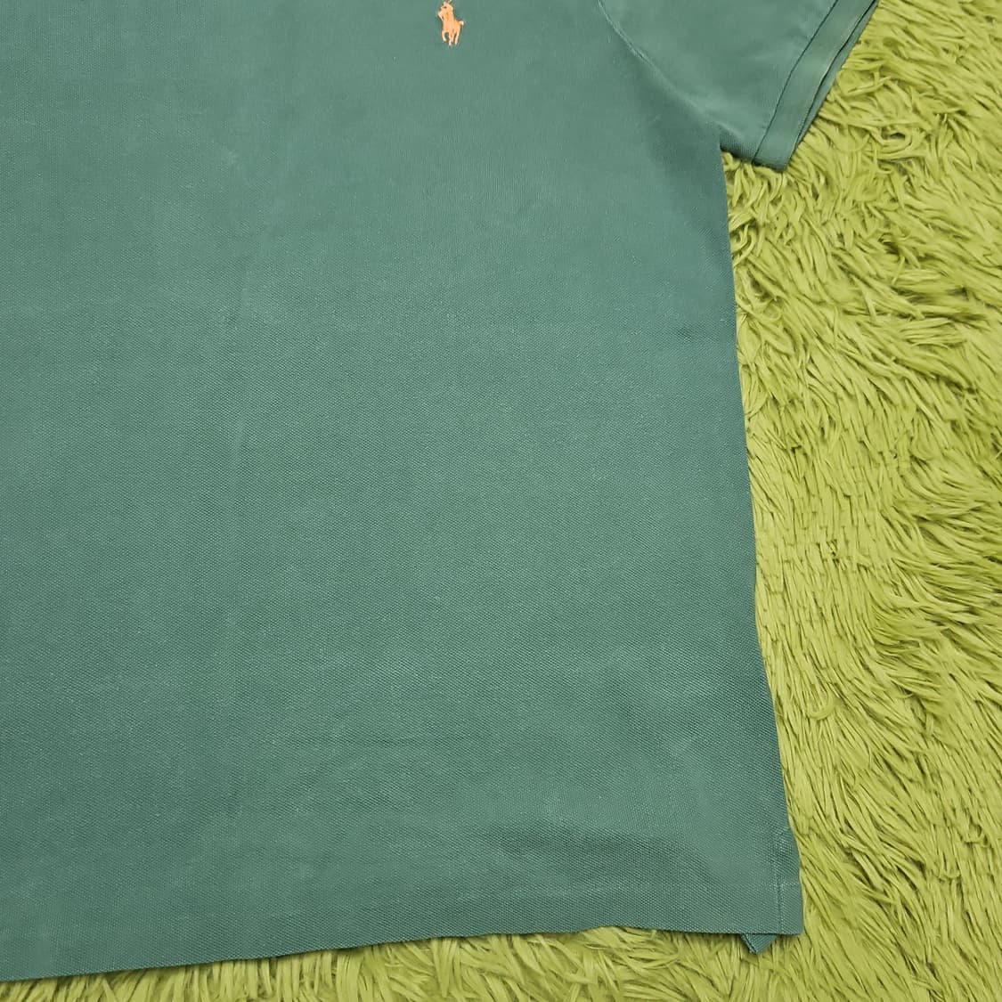 폴로 랄프로렌 커스텀 슬림핏 카라티 (그린/M) 상품이미지6