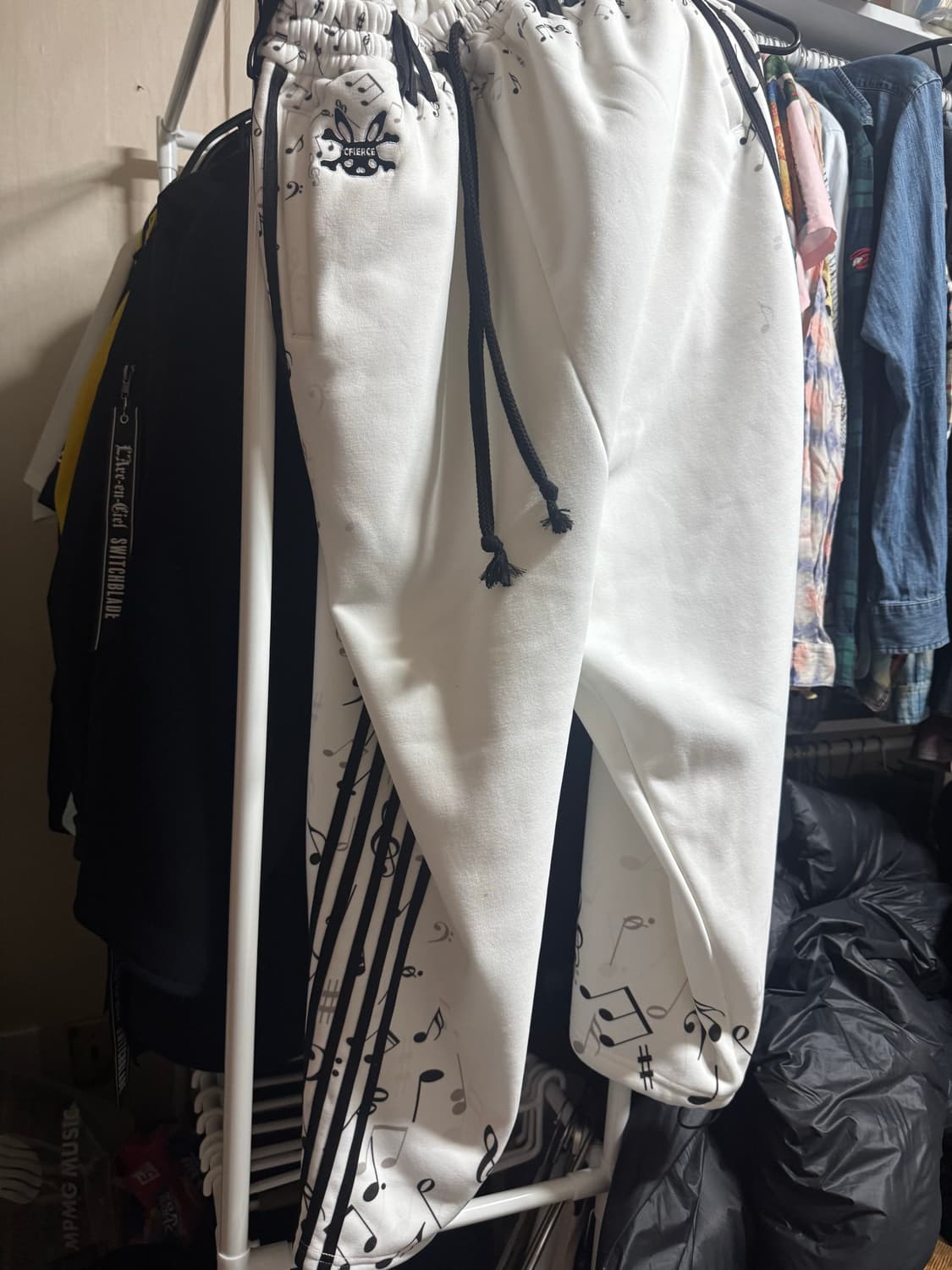 Cfierce 음표 바지 스웨트 팬츠 상품이미지4