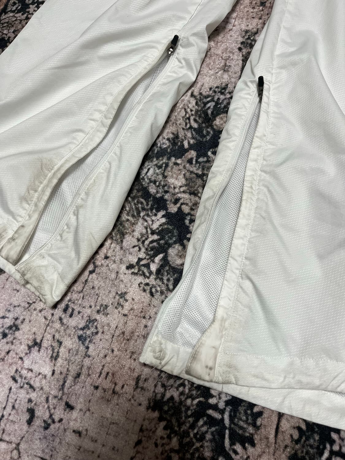 00s 아디다스 화이트 골드 메탈릭 셋업 웜업 져지 상품이미지10