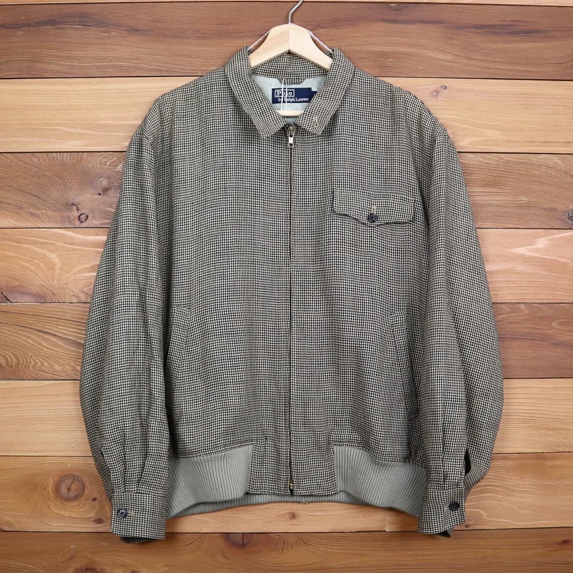 폴로 80s 하운드투스체크 봄버 자켓  상품이미지1