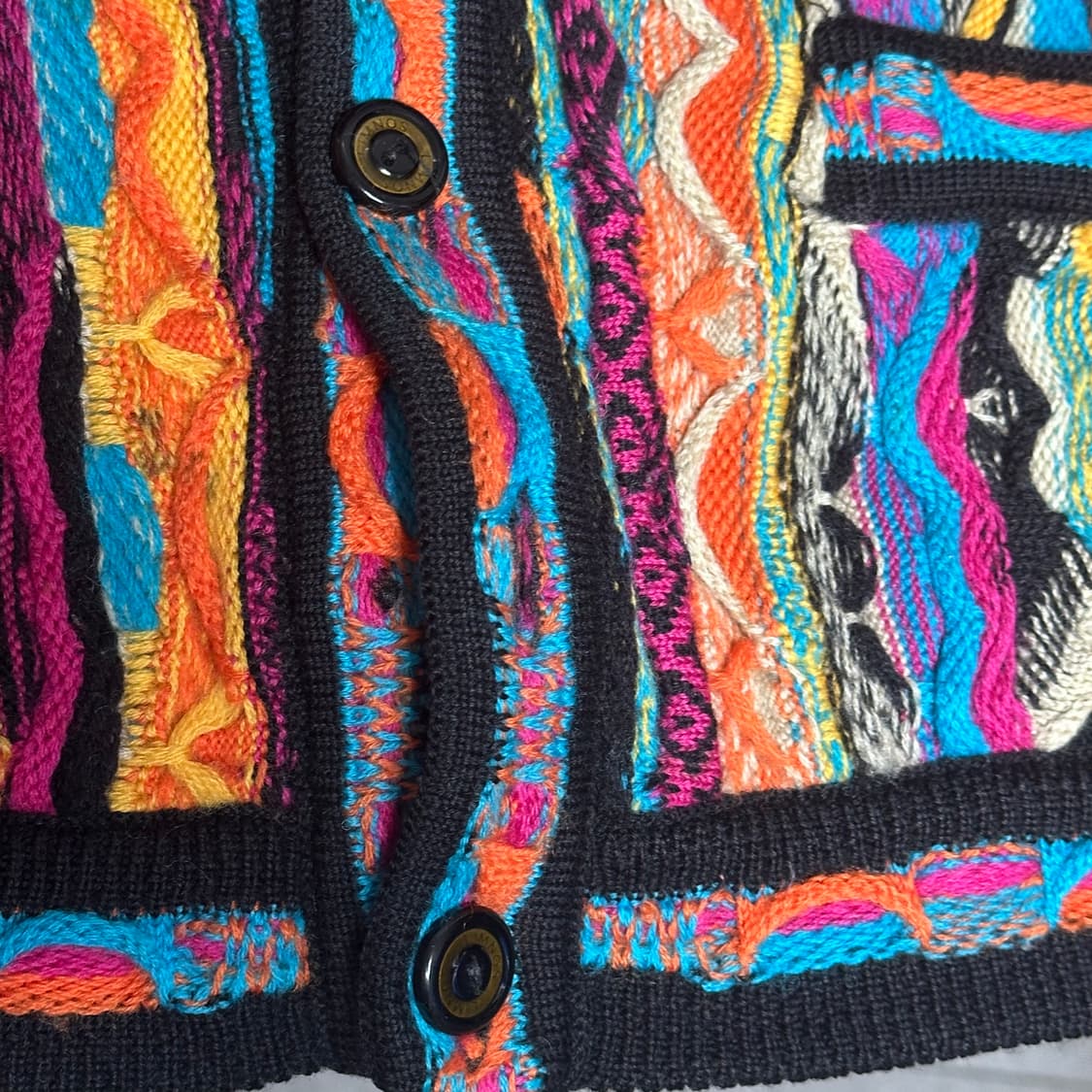 S 쿠지st 빈티지 케이블 니트 가디건 상품이미지5