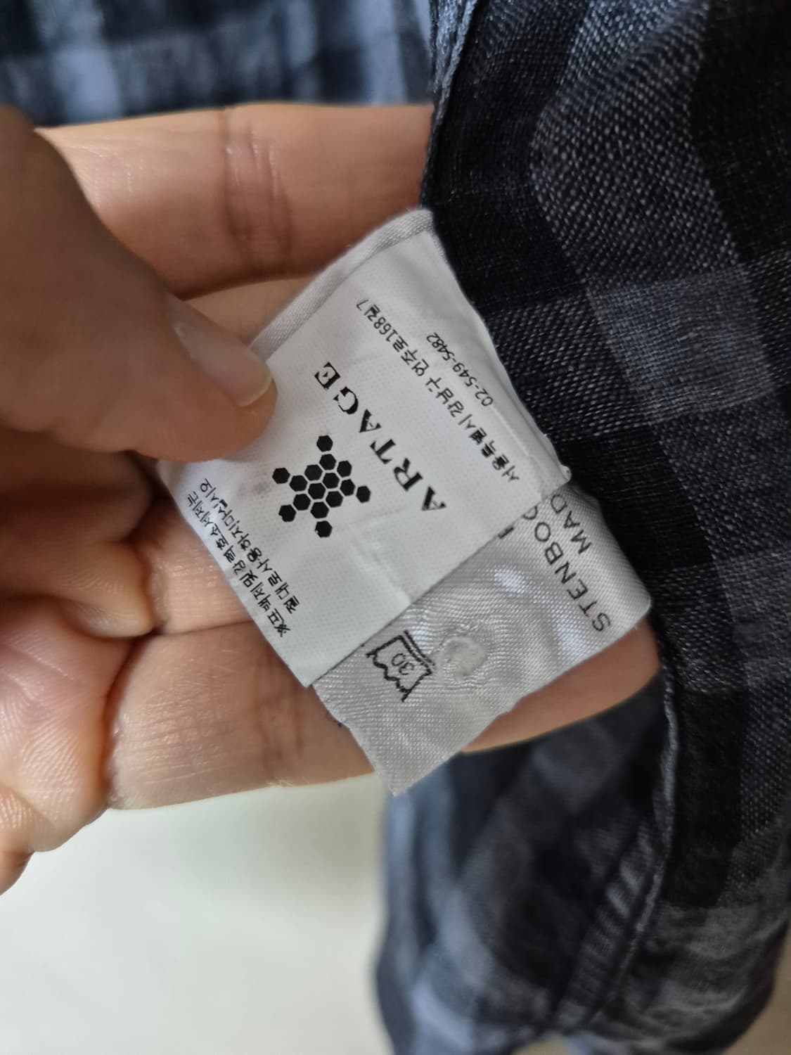 SCHNAYDERMANS 슈나이더만 린넨 체크 셔츠  상품이미지6