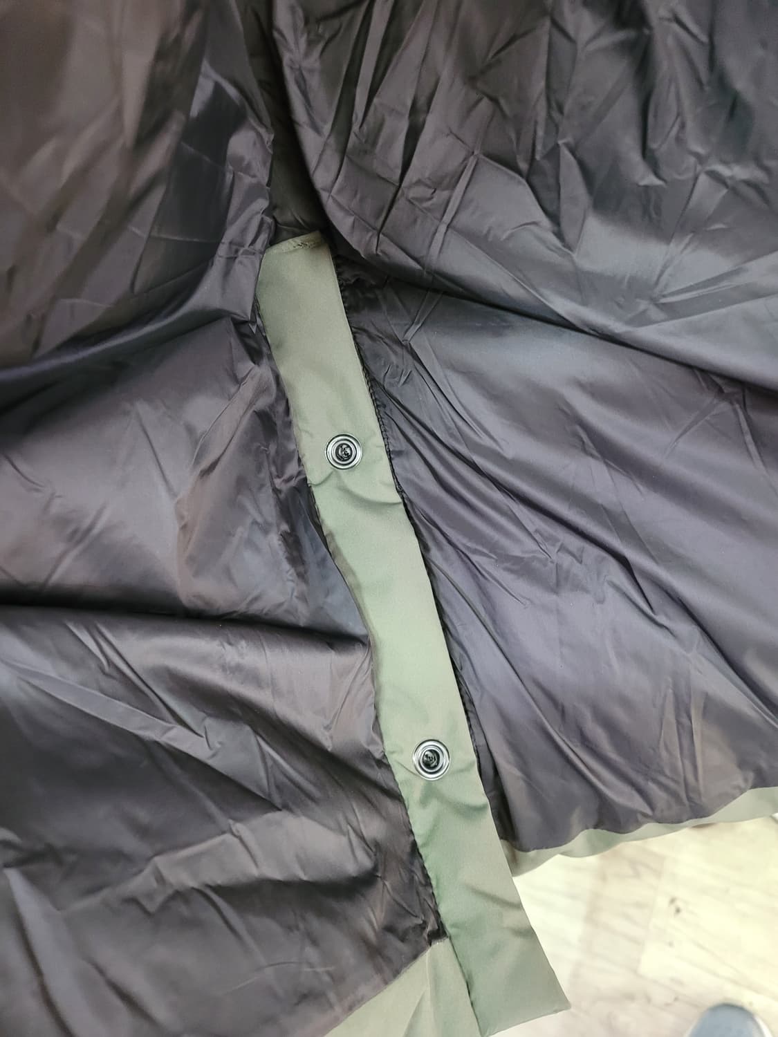 Penfield 펜필드 밝은카키색 후드 롱패딩 오리털 상품이미지7