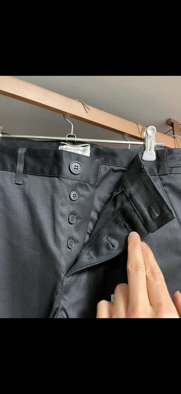 생로랑 19시즌 코튼 팬츠 상품이미지4