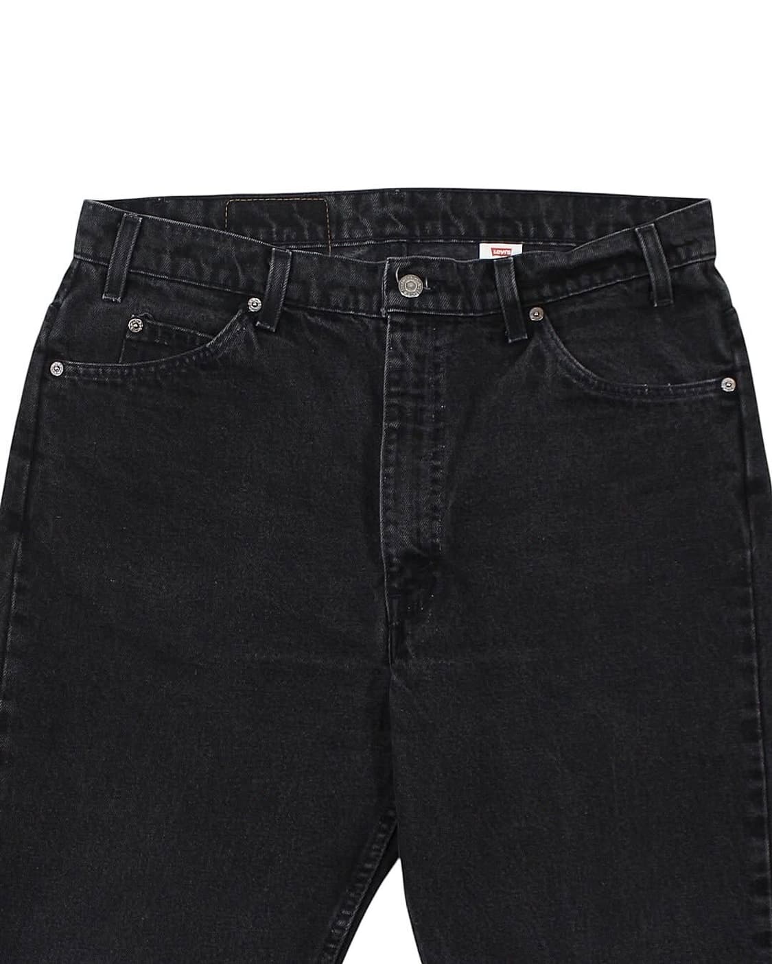 1997 USA 리바이스 505 블랙 데님 팬츠 오렌지탭 빈티지 미국제 상품이미지6