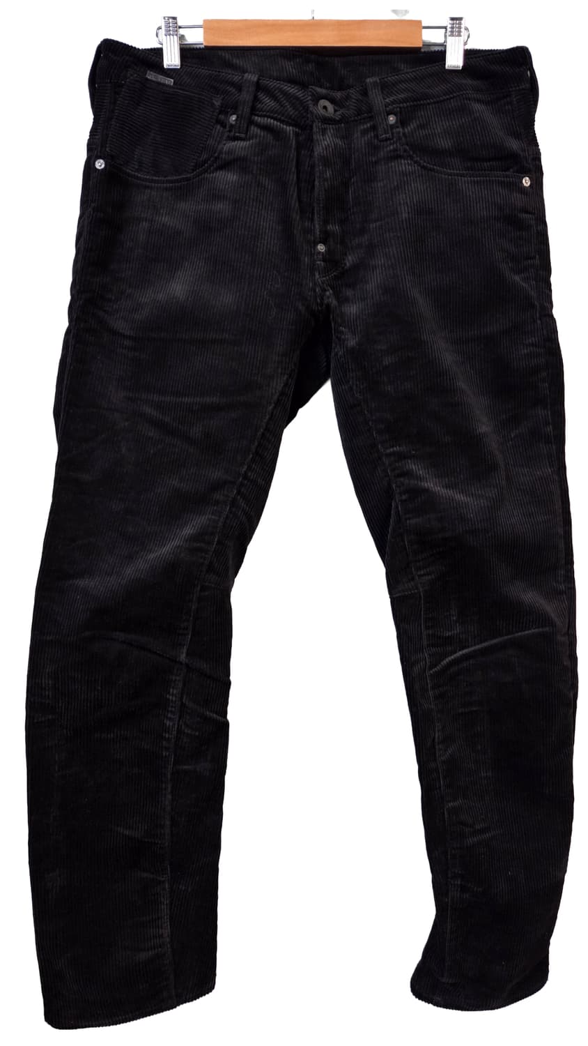 G-STAR 블랙 코듀로이 바지 골덴 면바지(W34/L32)택없음/디피용 상품이미지1