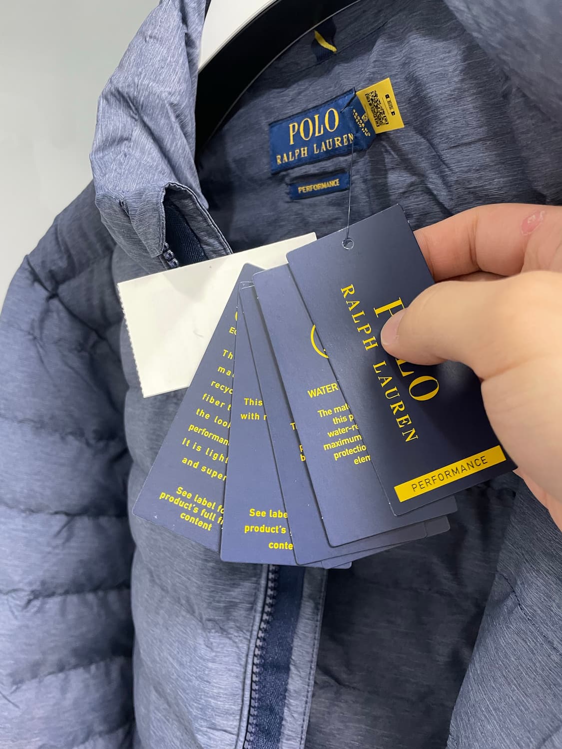 폴로 패커블 경량패딩 M(QR정품) 상품이미지4