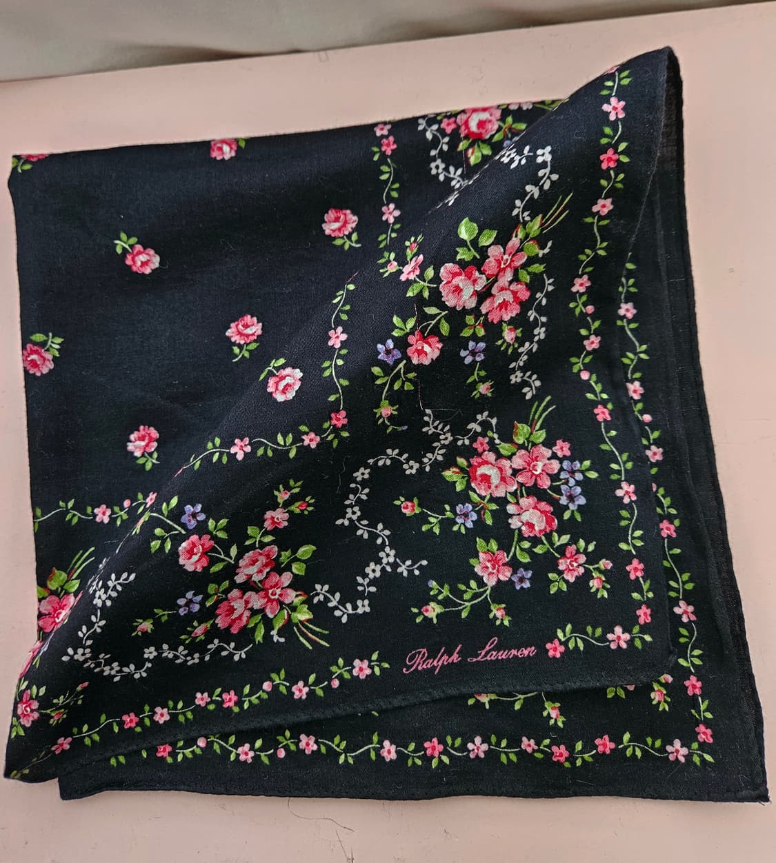 (Ralph Lauren 랄프로렌) 플라워 코튼 손수건 상품이미지4