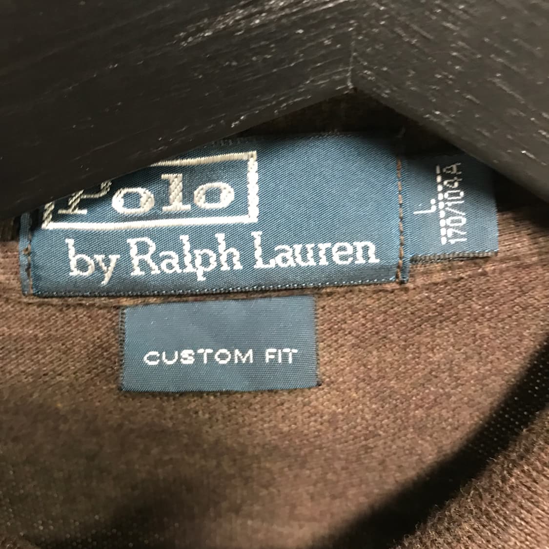 폴로 랄프로렌 PK 긴팔 카라티 브라운 L 상품이미지5