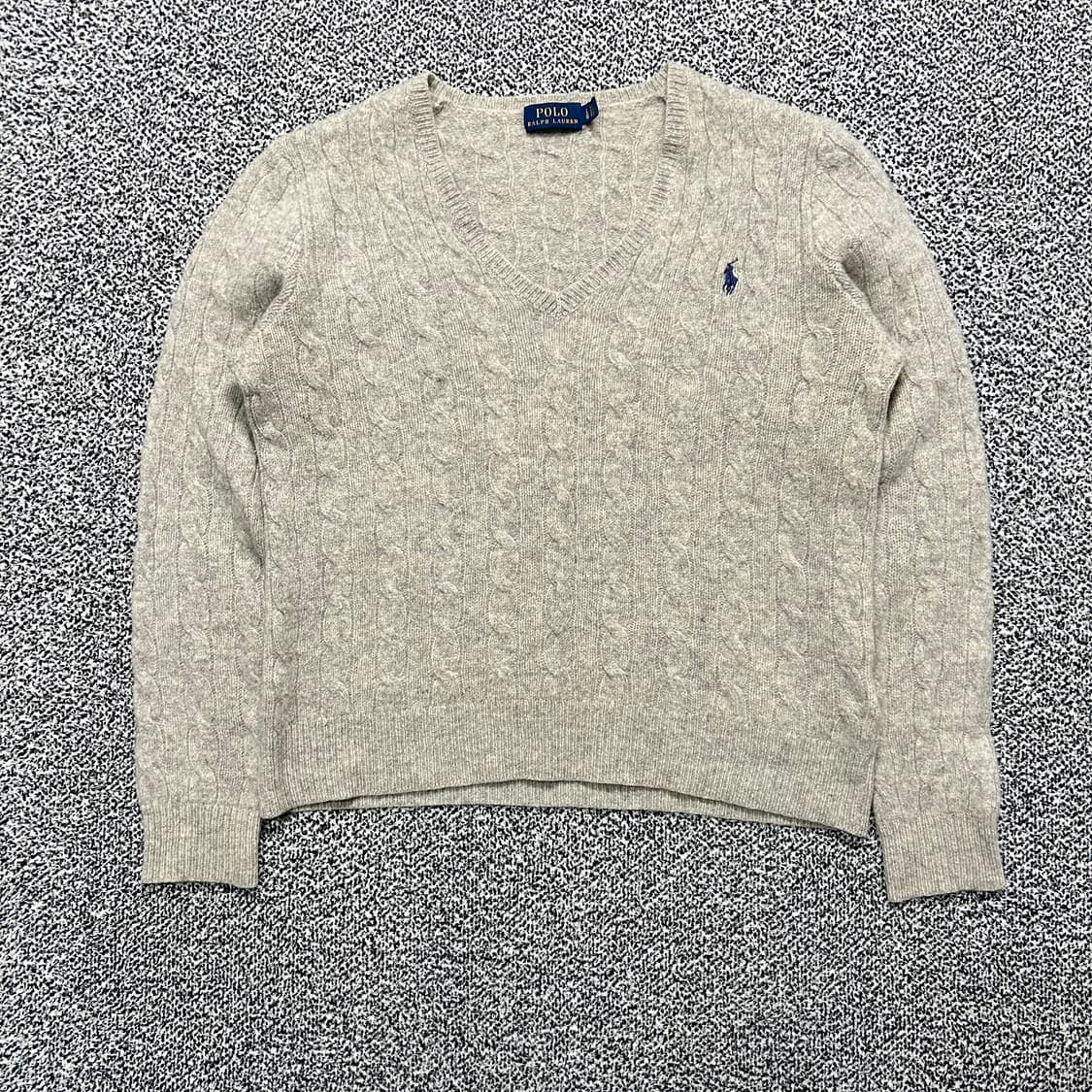 폴로 (POLO RalphLauren)여성용 그레이 울 니트 상품이미지1